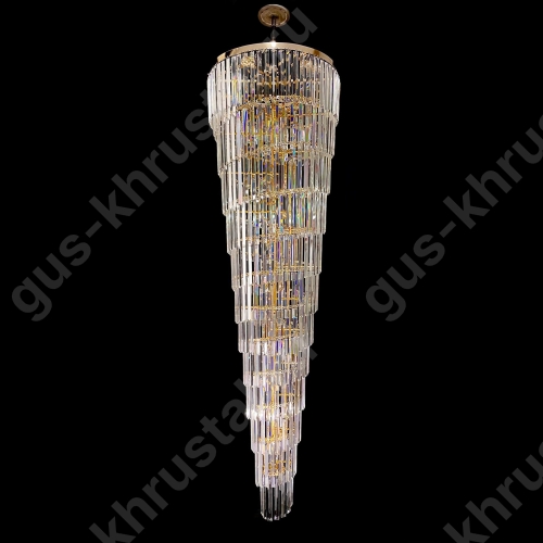 Люстра Каскад Спираль (Пластина 20)