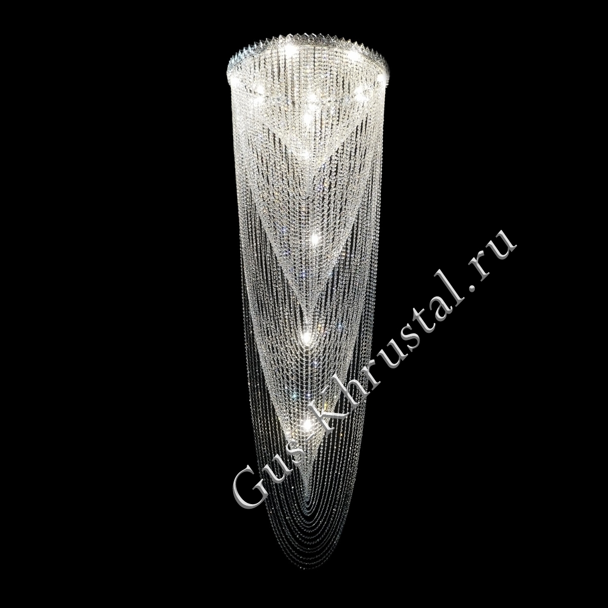 Люстра Водоворот Длинный